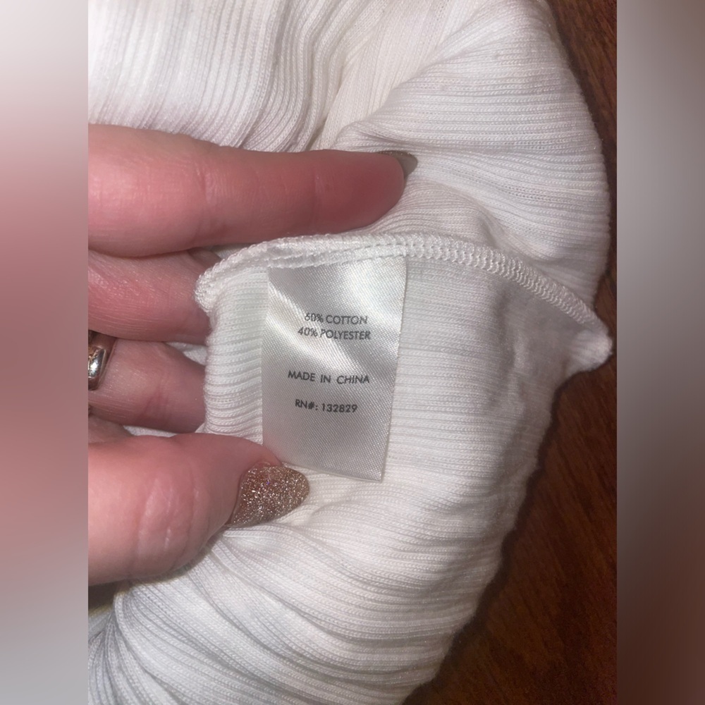 New! Majorelle 'Isadora' White  Asymmetric Mini Ruffled Skirt Size 🤍 Small NWT! - Picture 8 of 11